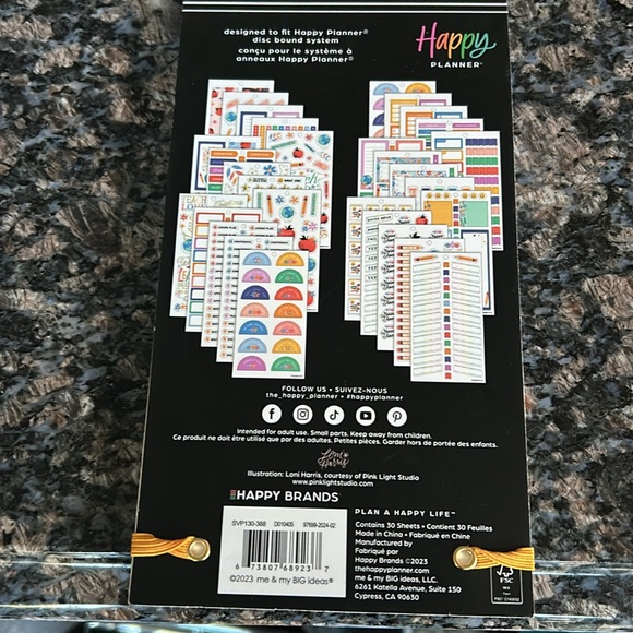 HAPPY PLANNER BIG STICKER SHEETS 811 PIECES NWT - Picture 4 of 4